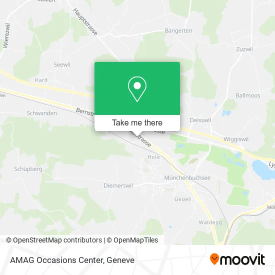 AMAG Occasions Center map