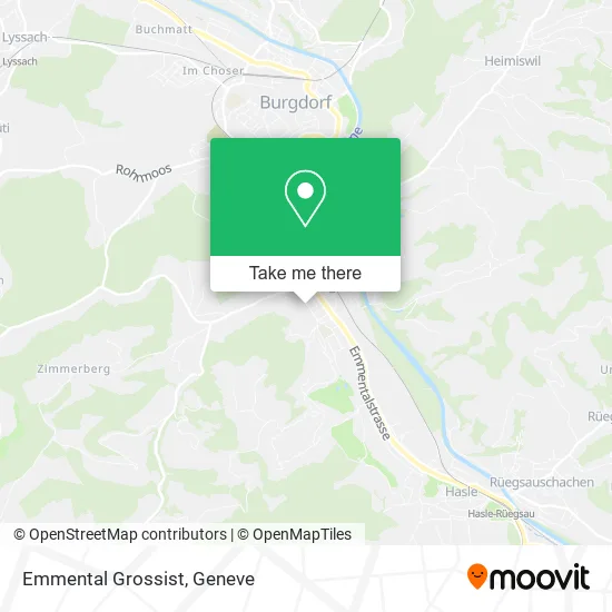 Emmental Grossist map