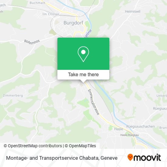 Montage- and Transportservice Chabata plan