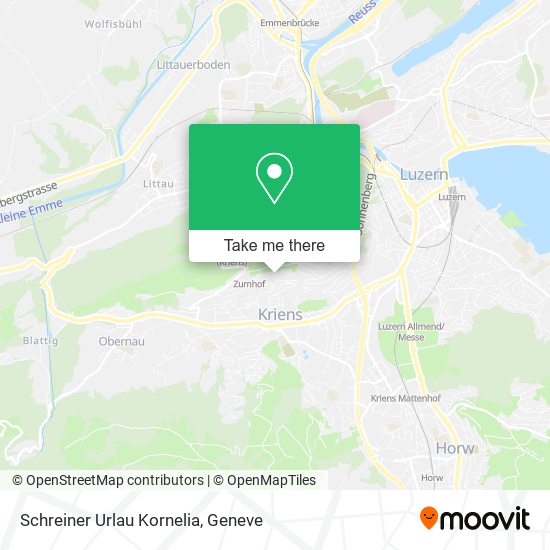 Schreiner Urlau Kornelia map