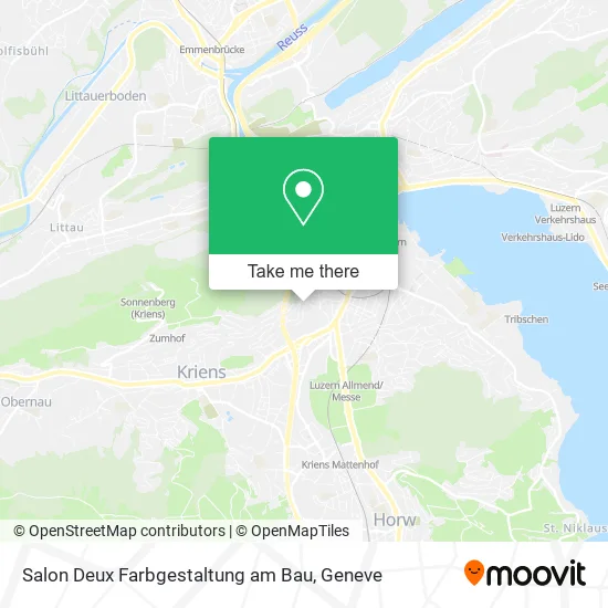 Salon Deux Farbgestaltung am Bau map