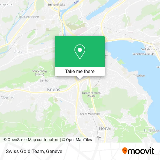 Swiss Gold Team map