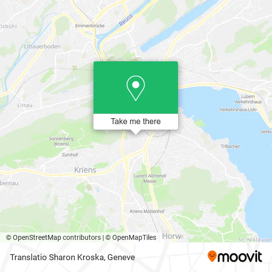 Translatio Sharon Kroska map