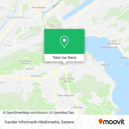 Gander Informatik+Multimedia map