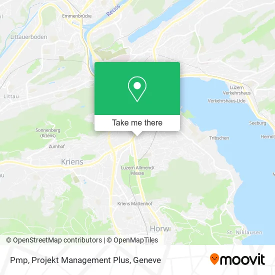 Pmp, Projekt Management Plus map