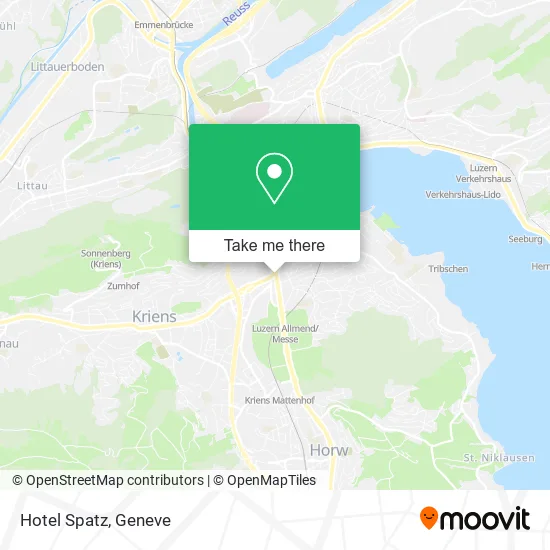 Hotel Spatz map