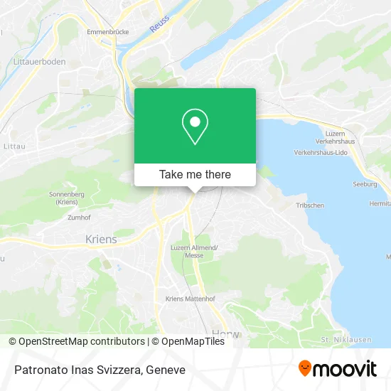 Patronato Inas Svizzera map