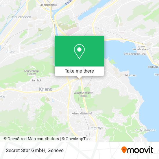 Secret Star GmbH map