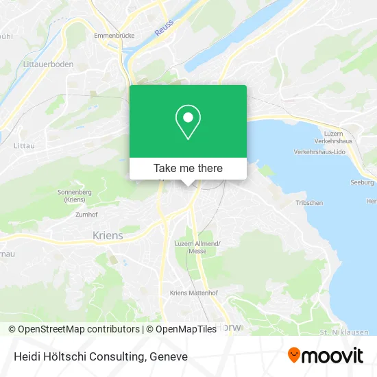 Heidi Höltschi Consulting map