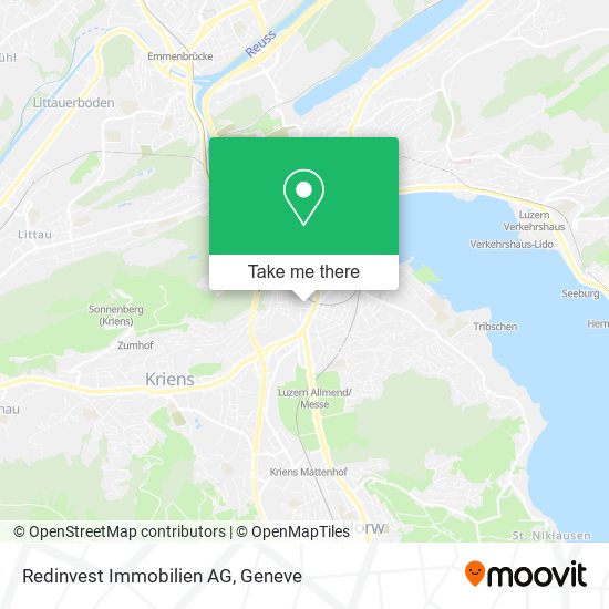 Redinvest Immobilien AG map