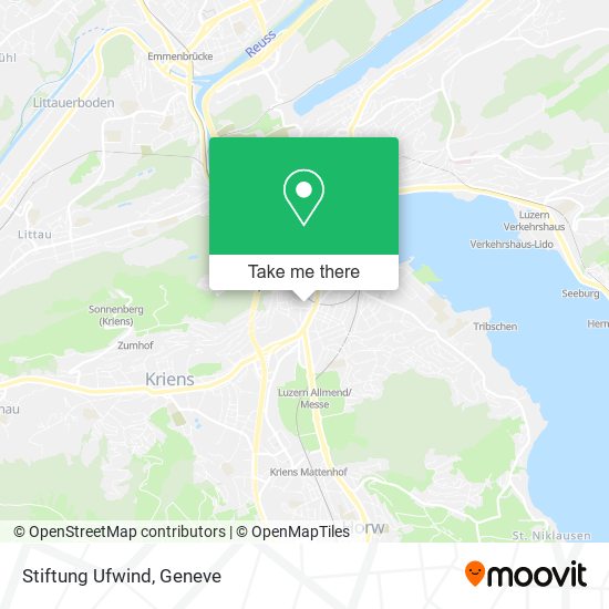 Stiftung Ufwind map