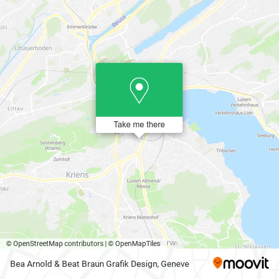 Bea Arnold & Beat Braun Grafik Design map