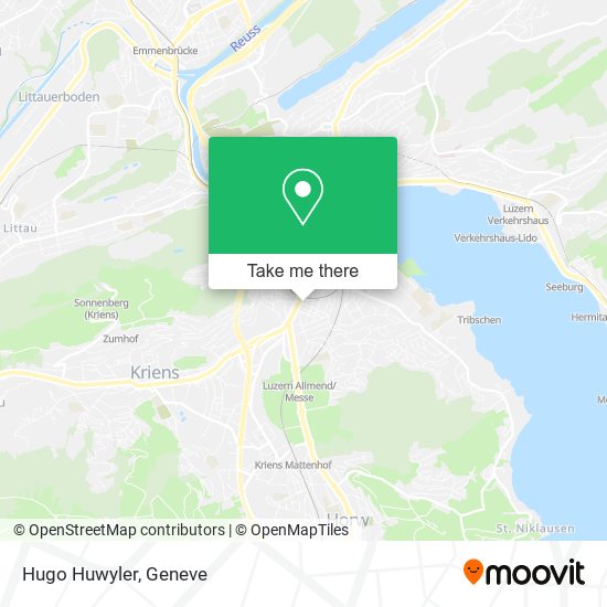 Hugo Huwyler map