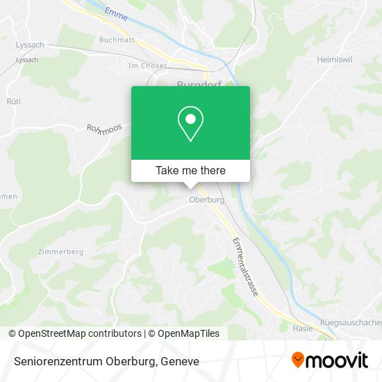 Seniorenzentrum Oberburg map