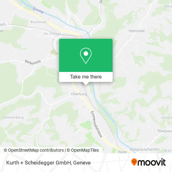 Kurth + Scheidegger GmbH map