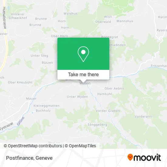 Postfinance map