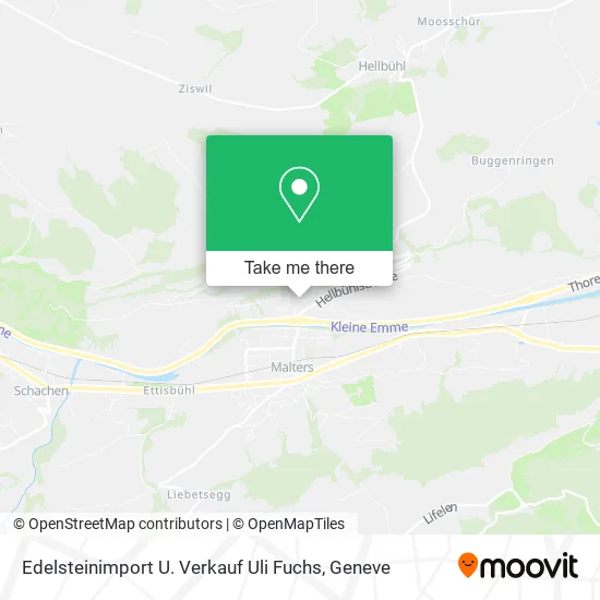 Edelsteinimport U. Verkauf Uli Fuchs map