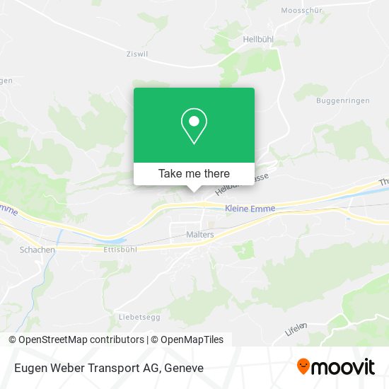 Eugen Weber Transport AG map