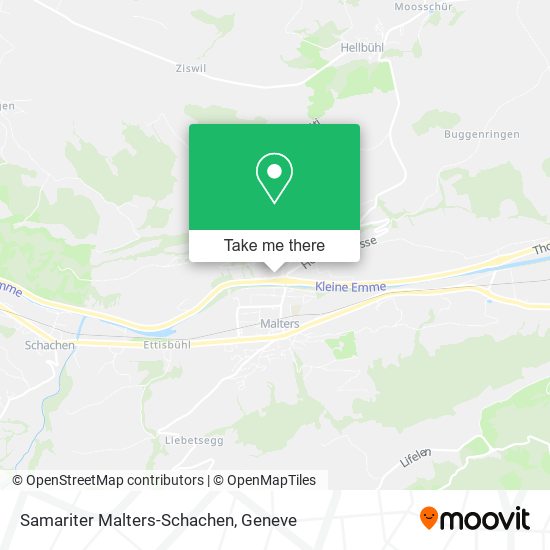 Samariter Malters-Schachen map
