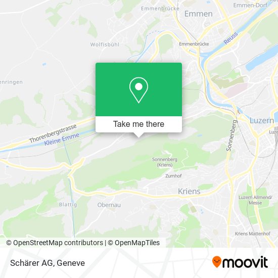 Schärer AG map