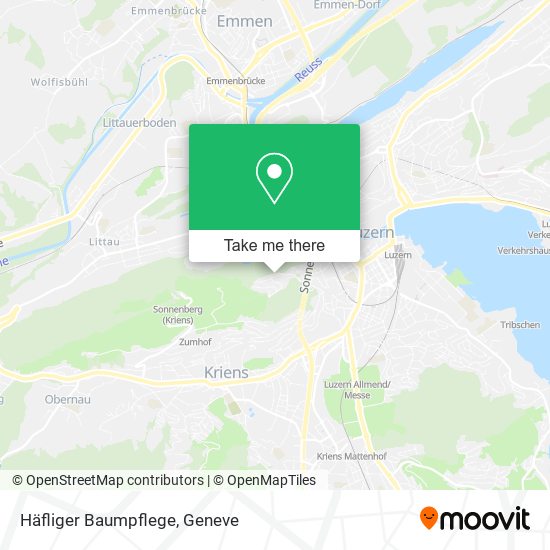 Häfliger Baumpflege map