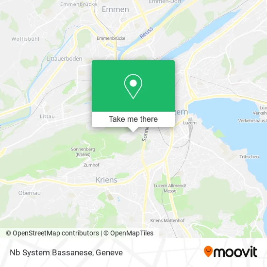 Nb System Bassanese map