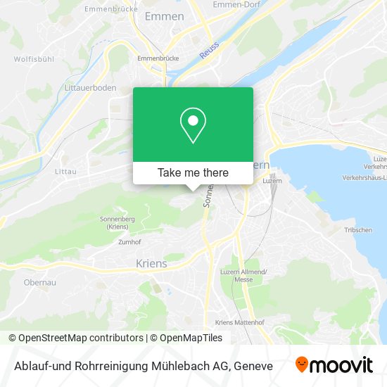 Ablauf-und Rohrreinigung Mühlebach AG map