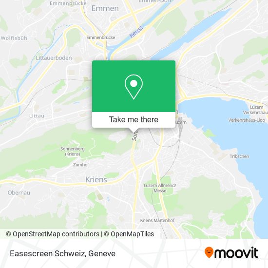 Easescreen Schweiz map