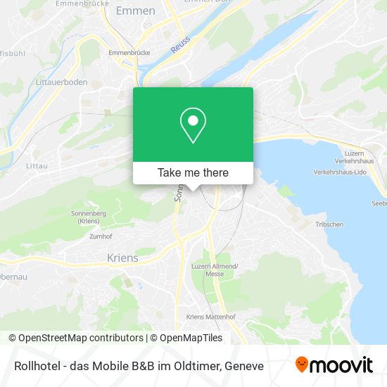 Rollhotel - das Mobile B&B im Oldtimer map