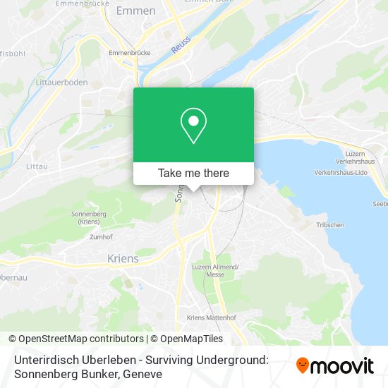 Unterirdisch Uberleben - Surviving Underground: Sonnenberg Bunker map