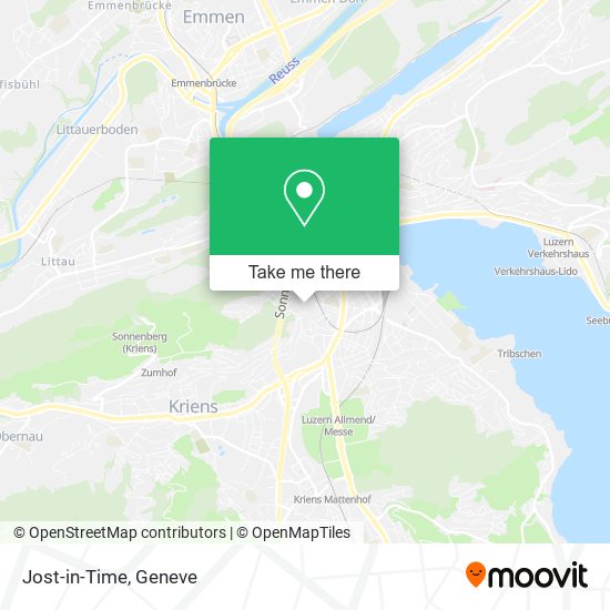 Jost-in-Time map