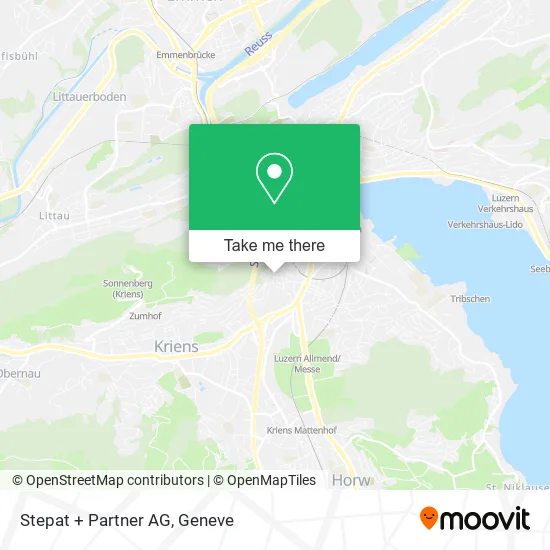 Stepat + Partner AG map