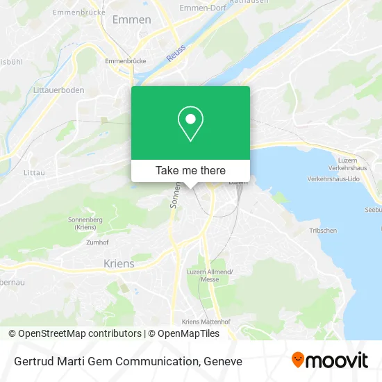 Gertrud Marti Gem Communication map
