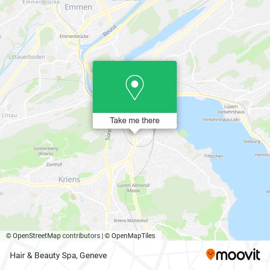 Hair & Beauty Spa map