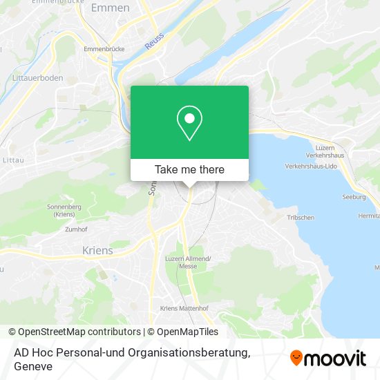 AD Hoc Personal-und Organisationsberatung map