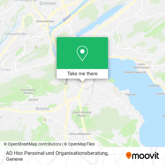 AD Hoc Personal-und Organisationsberatung map