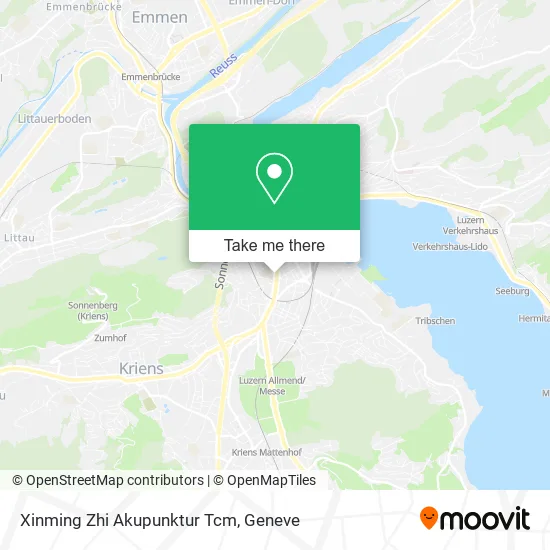 Xinming Zhi Akupunktur Tcm map