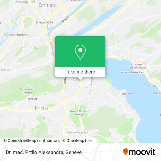 Dr. med. Prtilo Aleksandra map