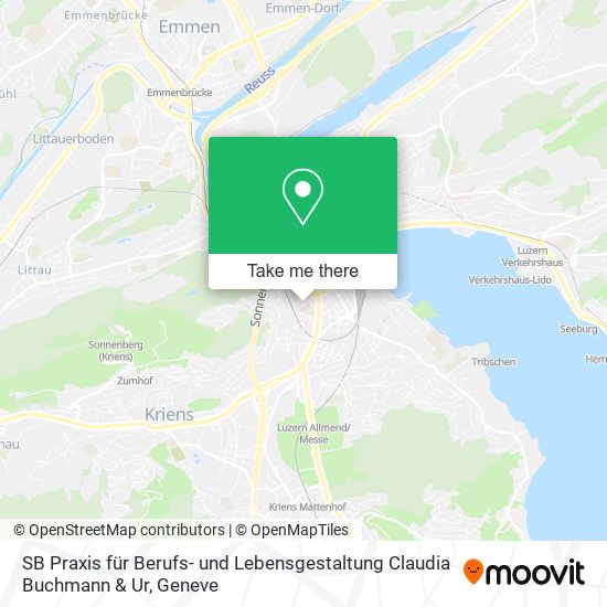 SB Praxis für Berufs- und Lebensgestaltung Claudia Buchmann & Ur map