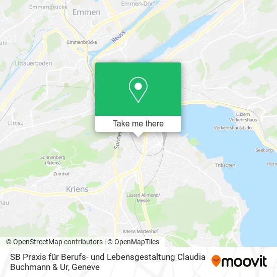 SB Praxis für Berufs- und Lebensgestaltung Claudia Buchmann & Ur map