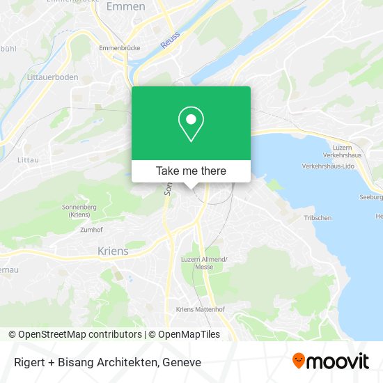 Rigert + Bisang Architekten map