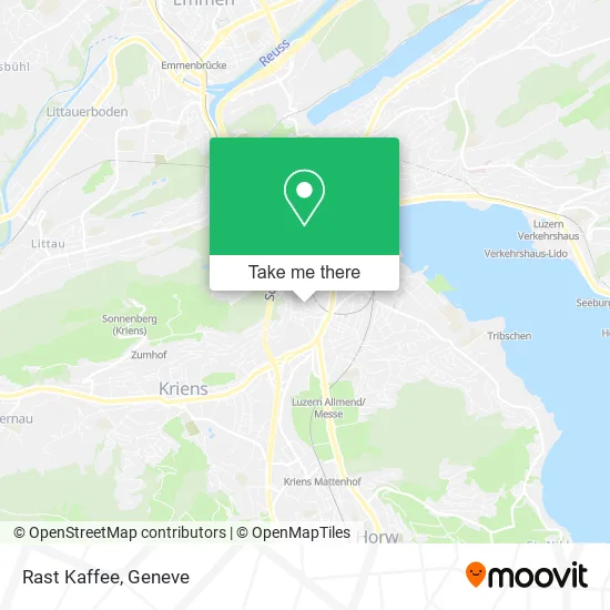 Rast Kaffee map