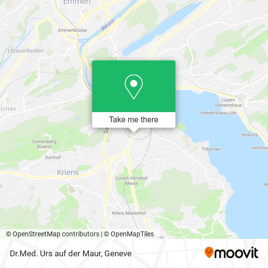 Dr.Med. Urs auf der Maur map