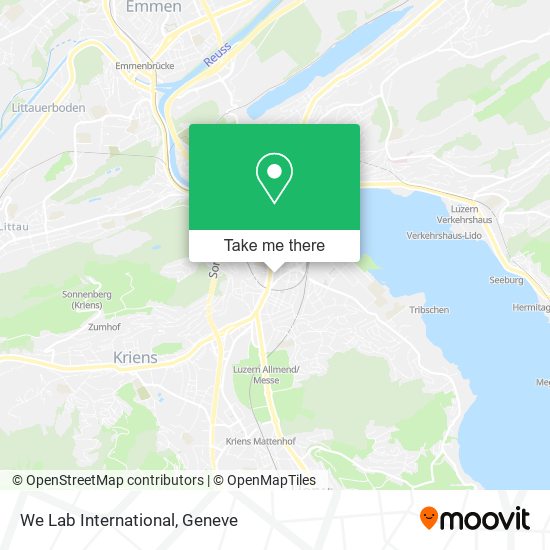 We Lab International map