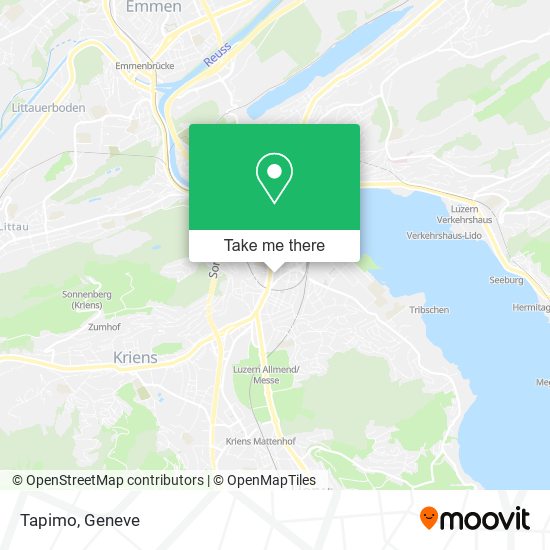 Tapimo map