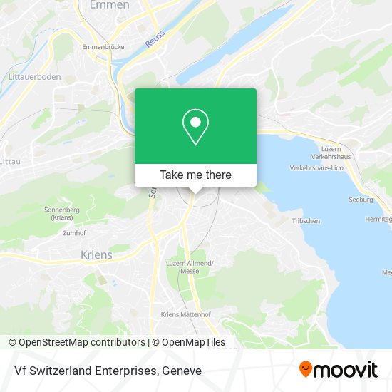 Vf Switzerland Enterprises map