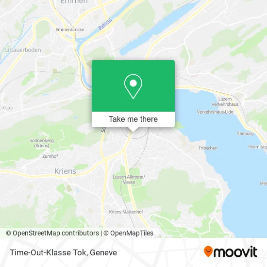 Time-Out-Klasse Tok map