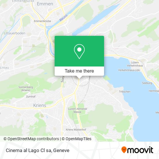 Cinema al Lago Cl sa map