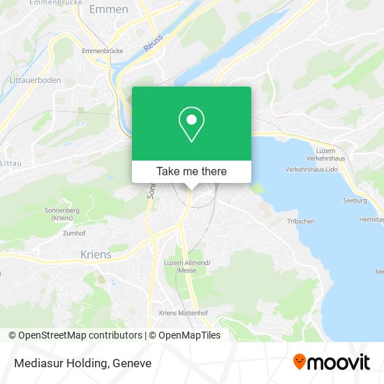 Mediasur Holding map