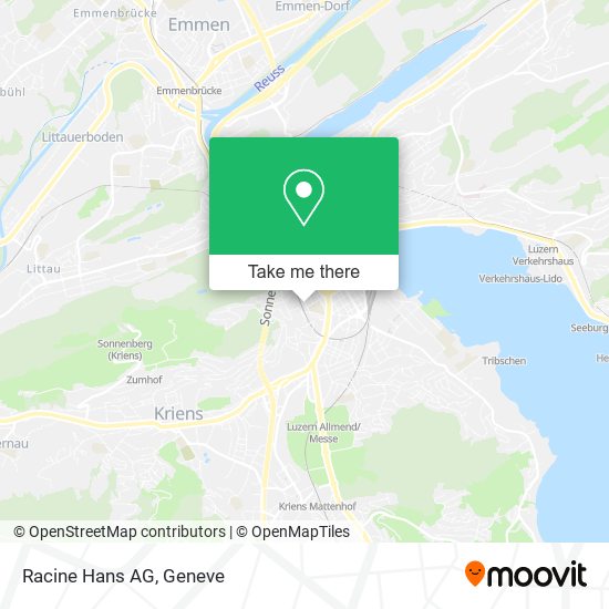 Racine Hans AG map